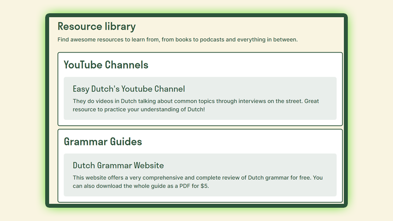 Find native resources to improve faster than ever