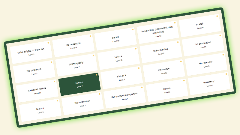 Revise many words in less time with our wordmap
